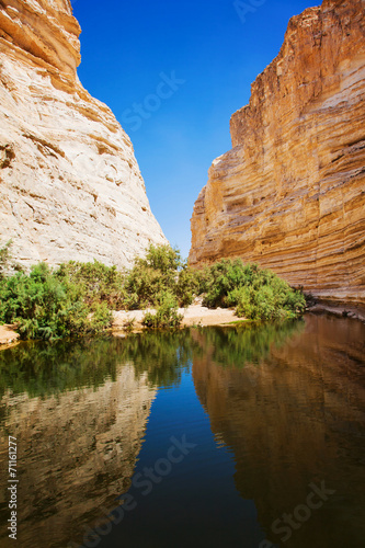 gorge with natural water sources