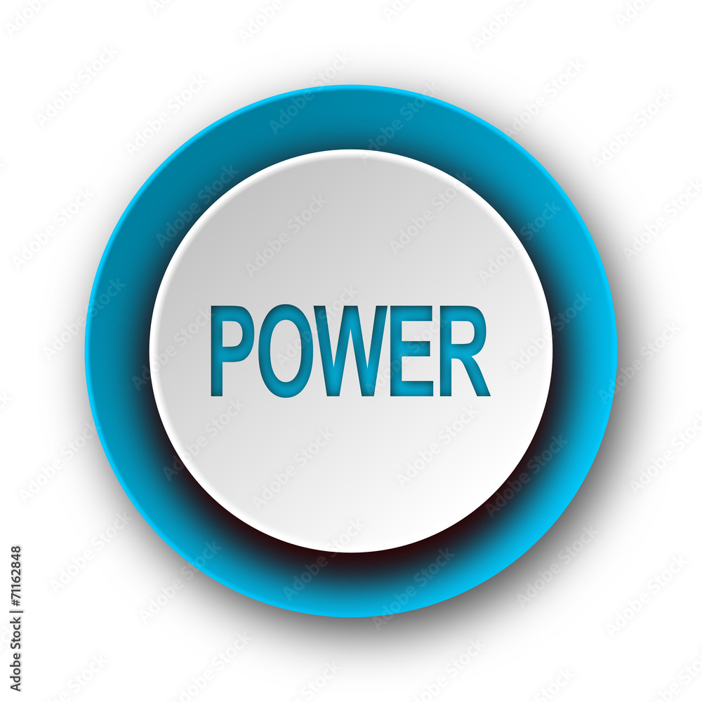 power blue modern web icon on white background power blue modern web icon on white background