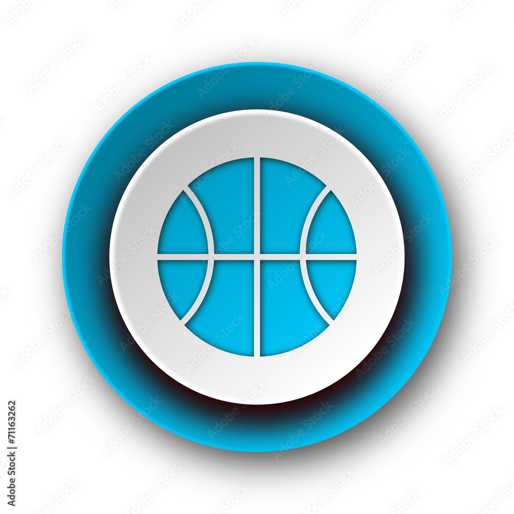 ball blue modern web icon on white background ball blue modern web icon on white background