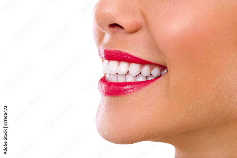 Obraz premium woman mouth with great teeth.