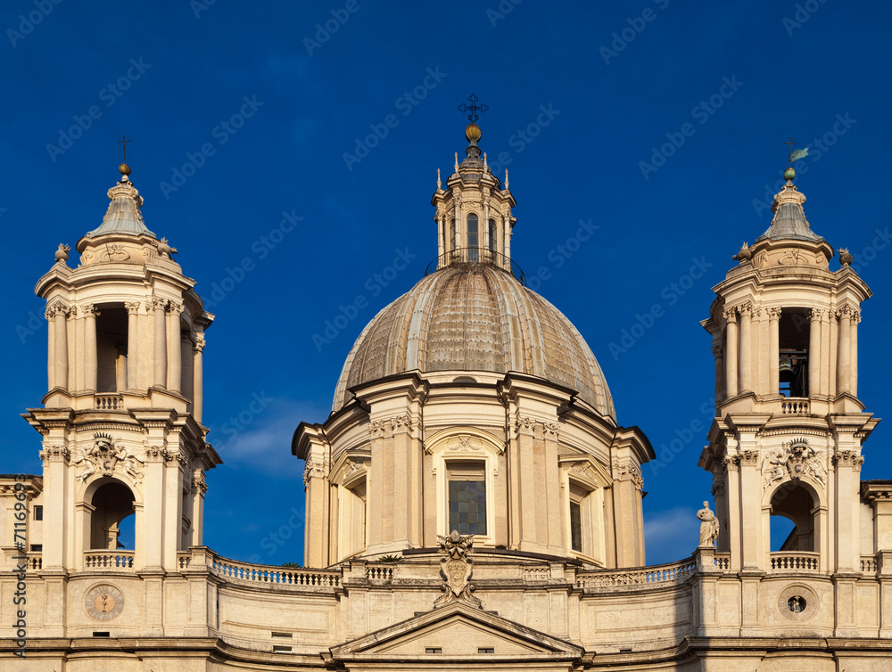 Fasade Sant Agnese in Agone