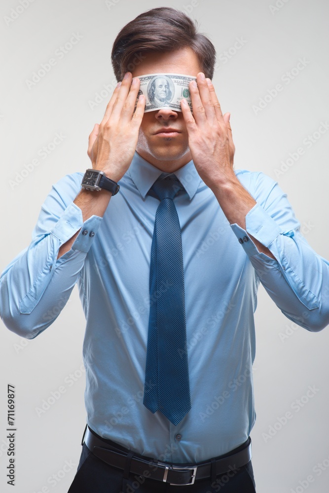 Businessman and Money. Money Power Concept Businessman and Money. Money Power Concept