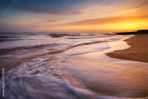 Seascape during sundown. Beautiful natural seascape © biletskiyevgeniy.com