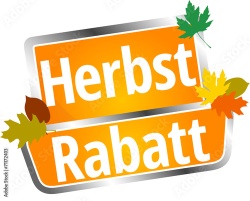 Herbst Rabatt