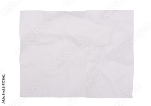 White creased paper background texture © yotrakbutda