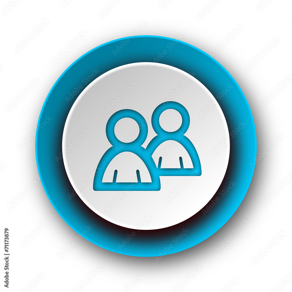 forum blue modern web icon on white background forum blue modern web icon on white background