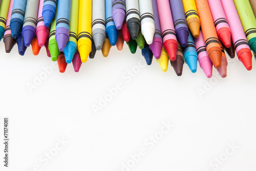 colorful crayons photo