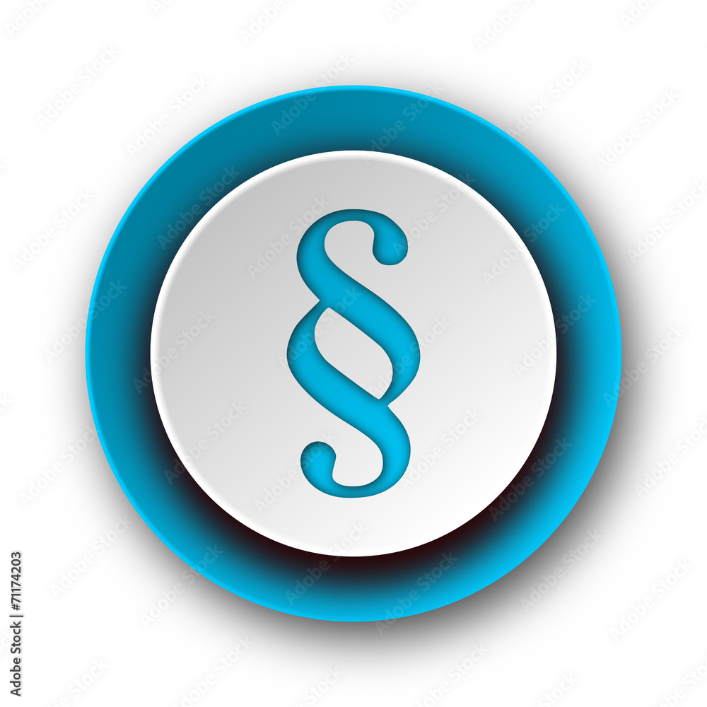 paragraph blue modern web icon on white background paragraph blue modern web icon on white background