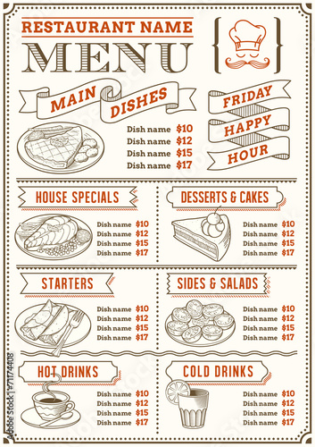 Restaurant Menu Template