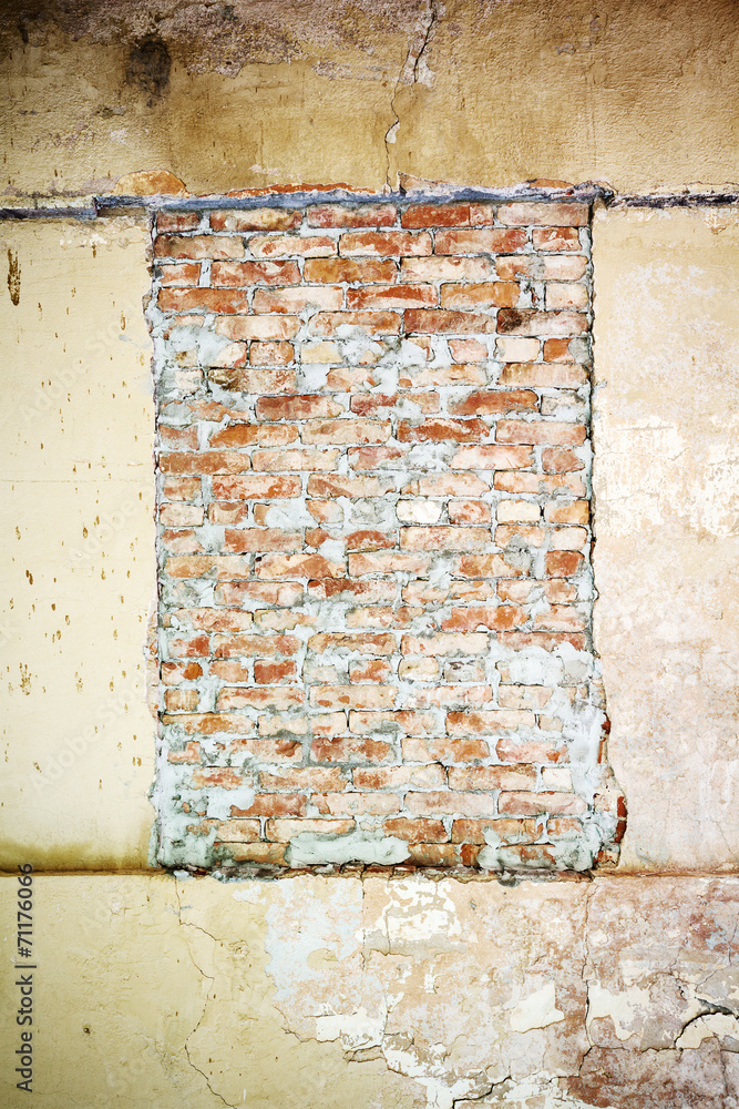 Bricked up window Bricked up window