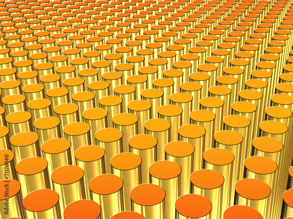 Fototapeta premium Rods of gold