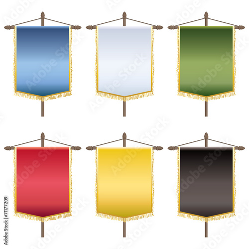 glossy banners