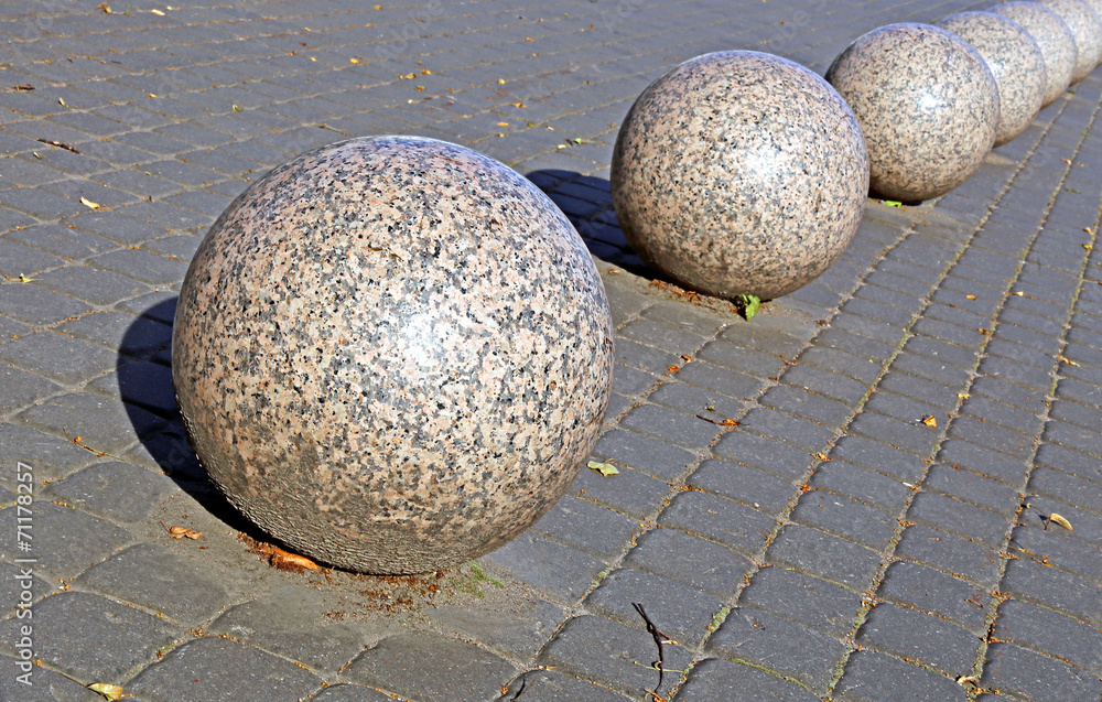 Naklejka Stone balls