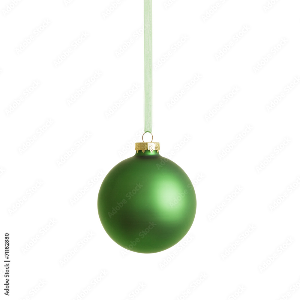 Grüne Weihnachtskugel Grüne Weihnachtskugel