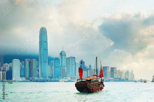 Victoria harbor, Hong Kong