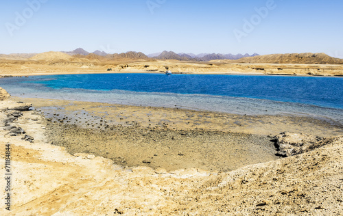 Landscape of the National Park of Ras Mohammed in  Egypt,Red sea