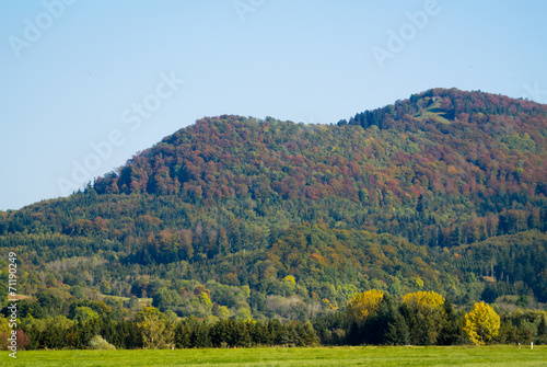 Zeller Horn (Berg / Aussichtsfelsen) im Herbst