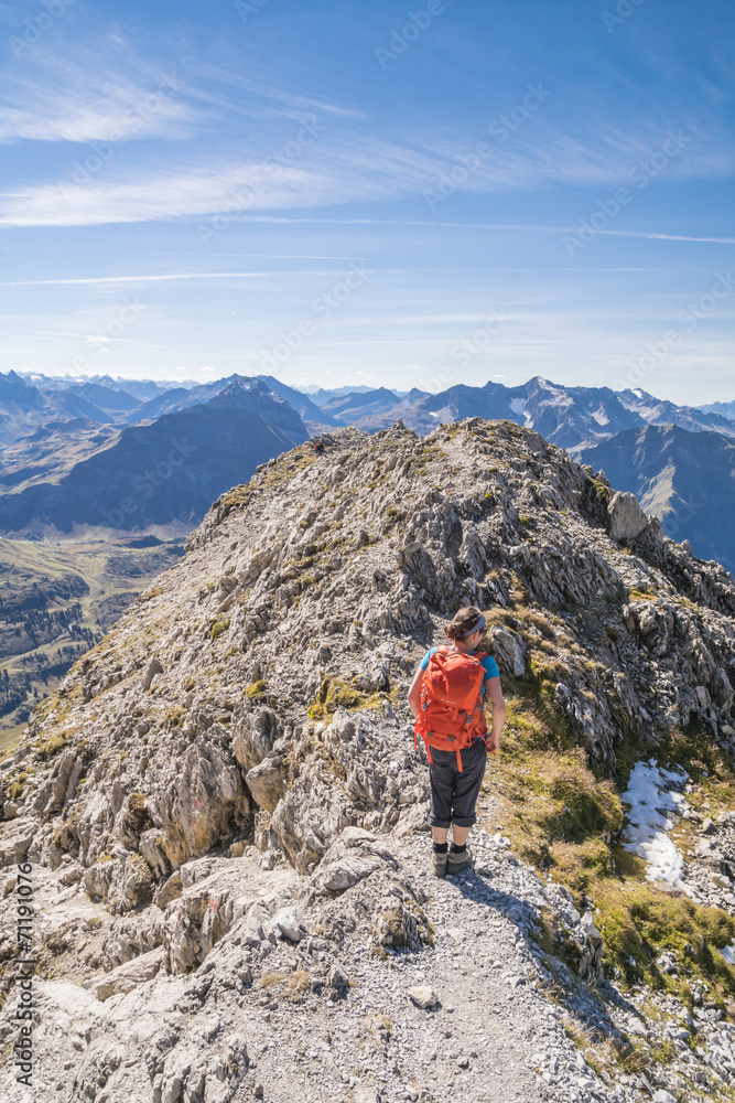 Bergtrour im Hochgebirge