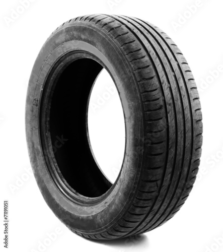 Tyre isolated on white