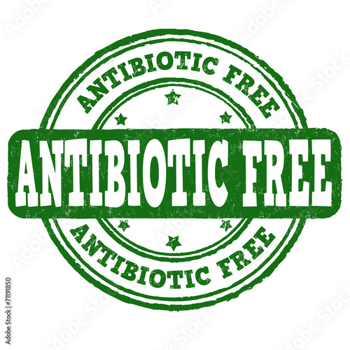 Antibiotic free stamp