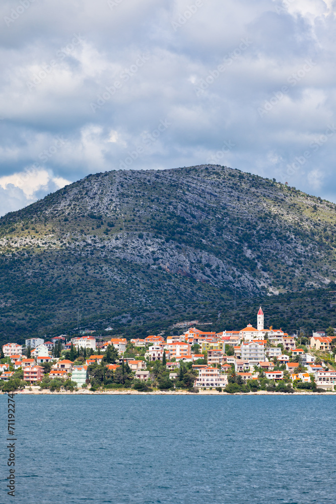 Croatian coastline view from the sea