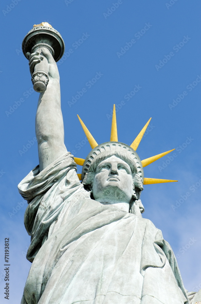 Statue liberté Paris - obrazy, fototapety, plakaty 