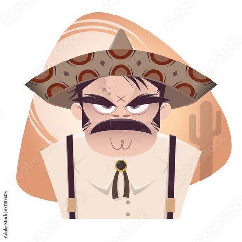 mexikaner cartoon lustig böse sombrero