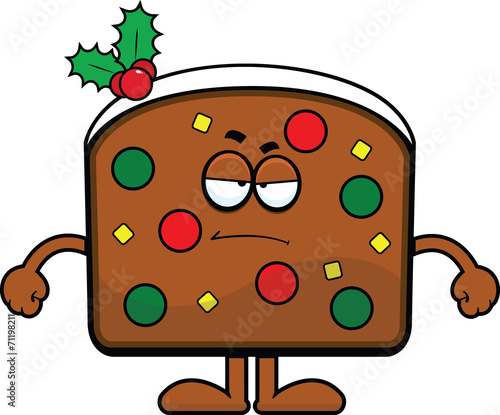 Cartoon Fruit Cake Grumpy