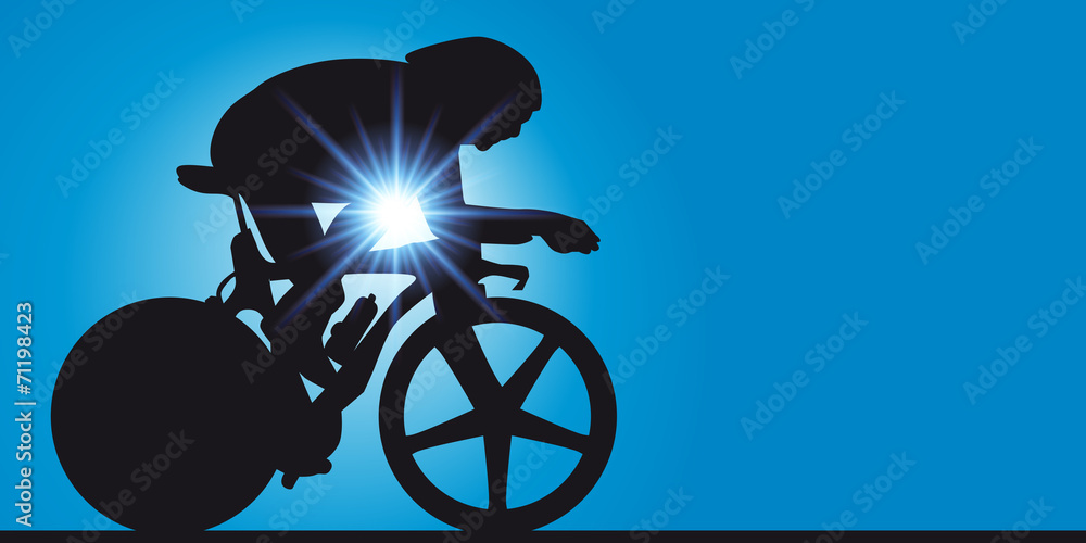 Naklejka premium CYCLISME Vitesse
