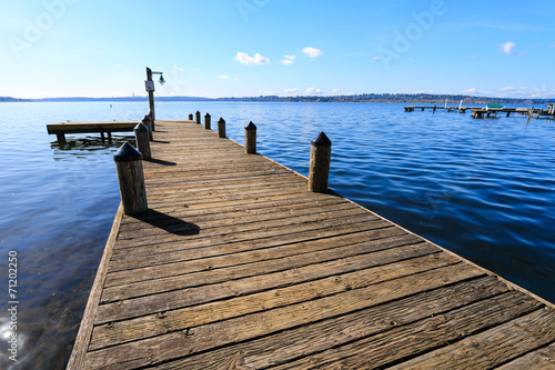 Public dock at Marine Point, Kirkland, Lake Washington