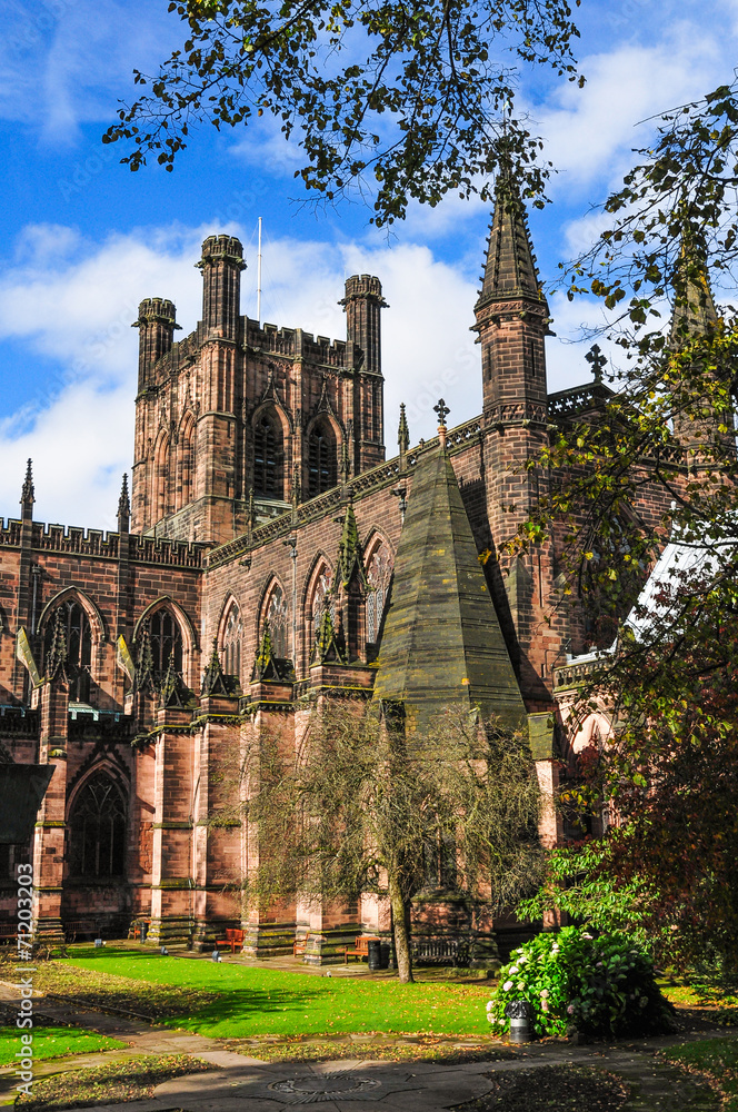 Obraz premium イギリス チェスター大聖堂 Chester Cathedral England 