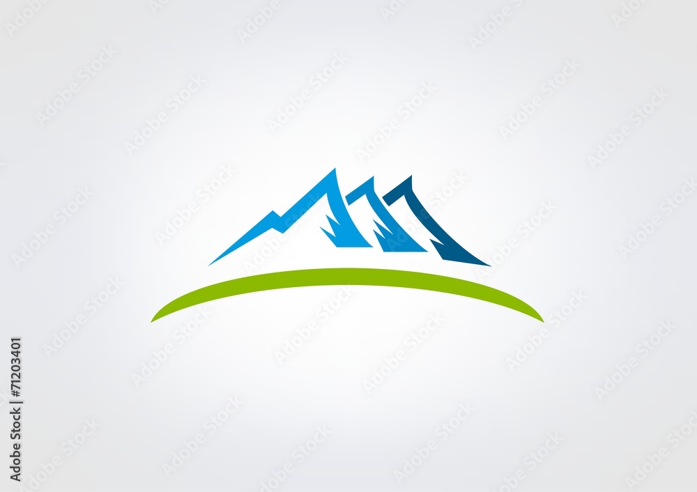 Mountain icon logo Brand Mountain icon logo Brand