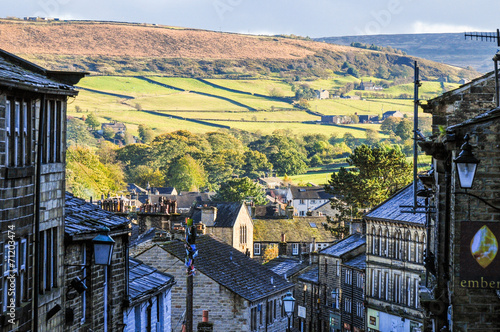 Obraz na płótnie イギリス ハワース Haworth England w salonie