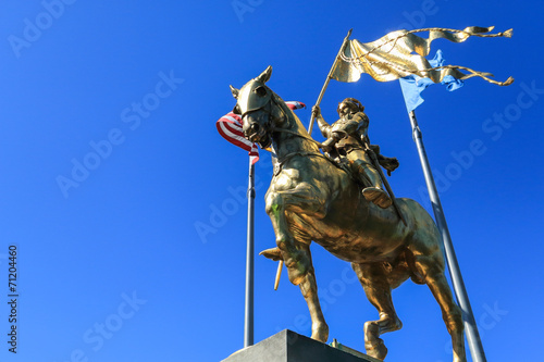Joan of Arc statue at New Orleans photo