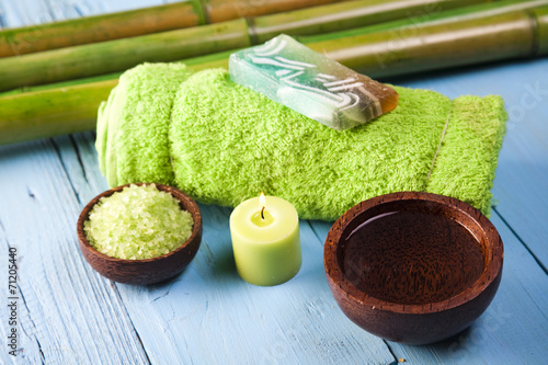 Spa, organic products photo