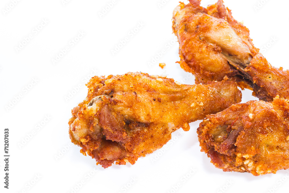 Fried chicken isolated Fried chicken isolated