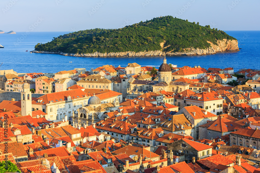 The walled city of Dubrovnik, Croatia