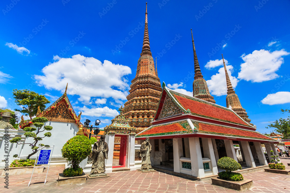 Wat Pho in Bangkok of Thailand