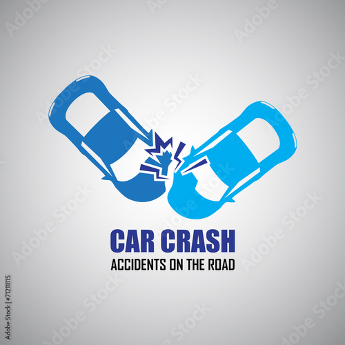 car crash and accidents icons