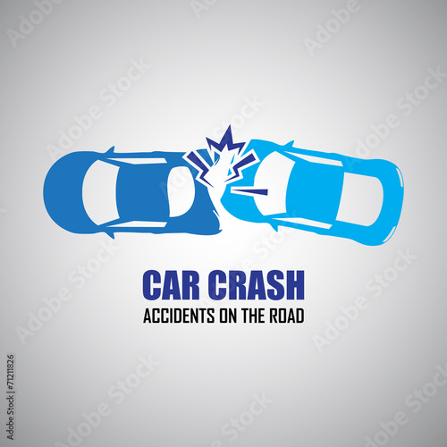 car crash and accidents icons