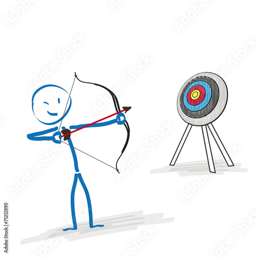 Stickman Target Bow