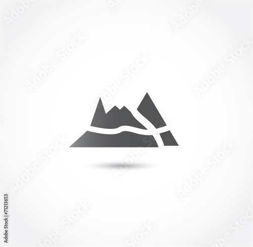 mountain path icon © Effrosyni 