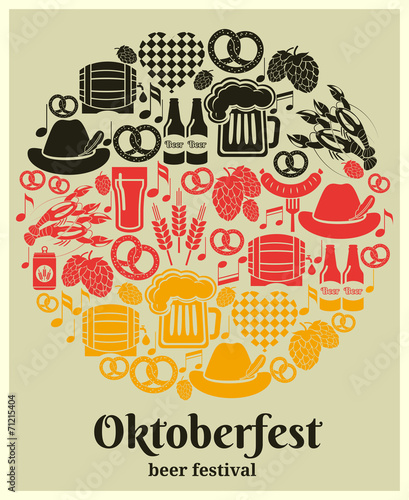 Oktoberfest Beer Festival label