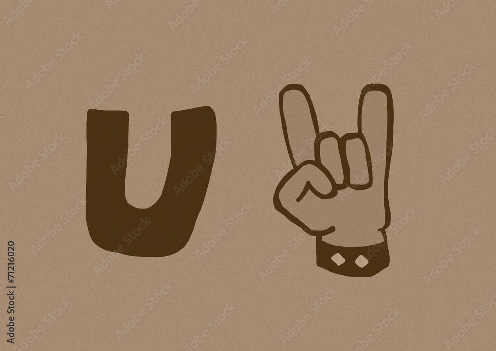 Obraz premium U rock vintage