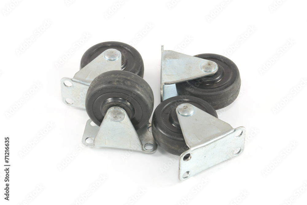 Obraz premium industrial wheel used in almoust any type of industrial trolley,