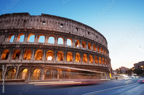 Colosseum at night,  Rome - Italy