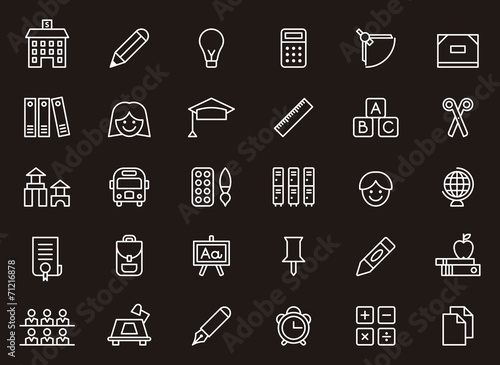 School icons