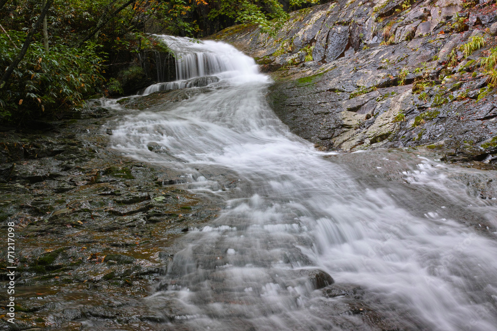 Naklejka premium あだたら渓谷 昇龍の滝
