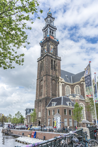 Western church in Amsterdam, Netherlands.