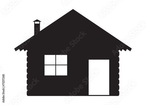 Log Cabin Silhouette